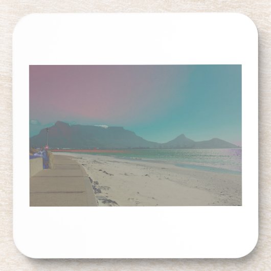 Tafelberg Kapstadt Getränkeuntersetzer (Vorderseite)