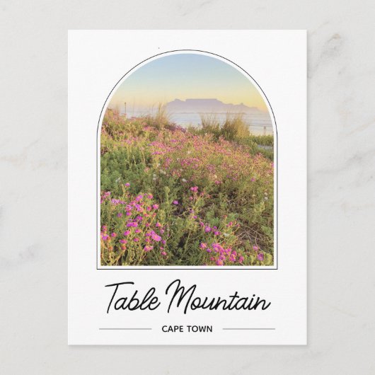 Tafelberg Kapstadt Südafrika Postkarte (Vorderseite)