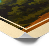 Tafelberg Kapstadt - Südafrika V01 Poster (Ecke)