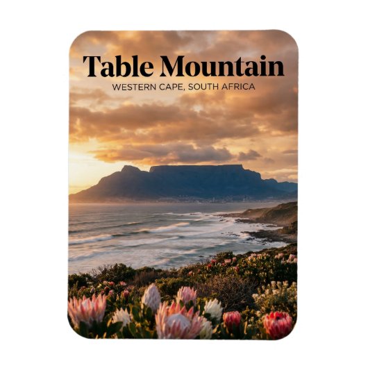 Tafelberg, Kapstadt, Westkap Magnet (Vertikal)