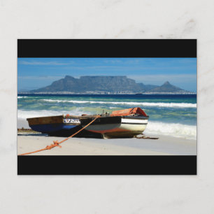 Tafelberg mit Ansichtskarten für Fischerboote Postkarte