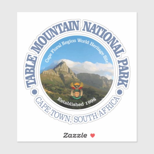 Tafelberg NP Aufkleber (Blatt)