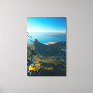 Tafelberg-Seilbahn, Kapstadt Leinwanddruck