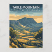 Tafelberg Südafrika Ikonisches Kapstadt Postkarte (Vorderseite)
