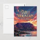 Tafelberg Südafrika Postkarte (Vorne/Hinten)