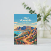 Tafelberg Südafrika Postkarte (Stehend Vorderseite)