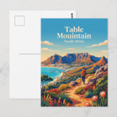 Tafelberg Südafrika Postkarte (Vorne/Hinten)