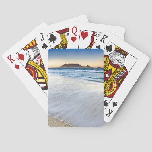 Tafelberg über der Table Bay Spielkarten (Rückseite)
