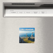 Tafelberge Ariel Cableway Südafrika Magnet (In Situ (Geschirrspüler))