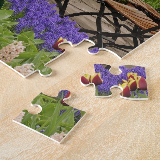 Tafelberge im Garten, Keukenhof Gardens, Puzzle (Seite)