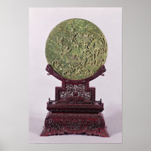 Tafelbildschirm, chinesisch, 18. Jahrhundert Poster