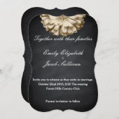 Tafelblume Sonnenblume Inspiriert Hochzeit Save The Date (Vorne/Hinten)