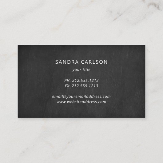 Tafelbrotbäcker Visitenkarte (Rückseite)