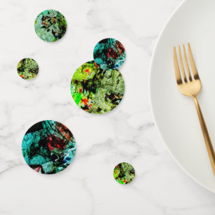 Tafelconfetti, Gerecycelt Kunststoff dekorative Ko Konfetti