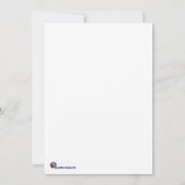 Tafeldesign Bald Schulkind Tschüss Kindergarten Einladung (Rückseite)