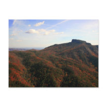 Tafelfelsen der Linville-Schlucht im Herbst, NC