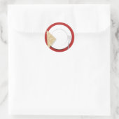 Tafelgabel aus der Küche der Aufkleber (Tasche)