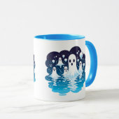 Tafelgeister zu Halloween Tasse (VorderseiteRechts)