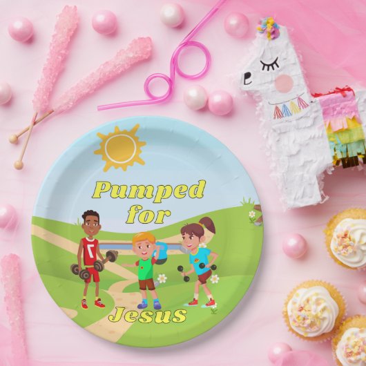 Tafelgeschirr aus christlichem Party - Papierplatt Pappteller (Party)