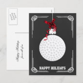 Tafelgolder Weihnachtskarten Feiertagspostkarte (Vorne/Hinten)