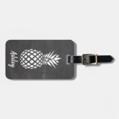 Tafelhintergrund des Ananas-Gepäckanhängers | Gepäckanhänger (Vorderseite horizontal)