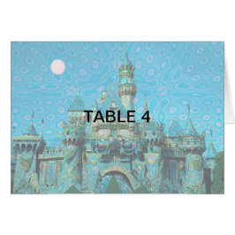 Tafelkarte des verzauberten Abends