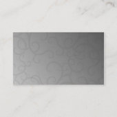 Tafelkarte für verzauberte Rose Platzkarte (Rückseite)