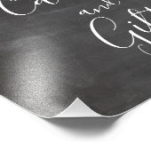 Tafelkarten und Geschenkschild. Moderne Hochzeit Fotodruck (Ecke)