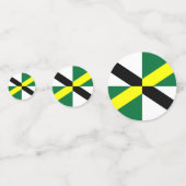 Tafelkonfetti mit der Flagge Monterey, USA Konfetti (Rückseiten)