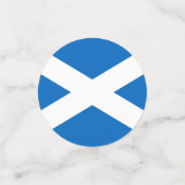 Tafelkonfetti mit der Flagge Schottlands, Vereinig Konfetti (Klein Vorderseite)