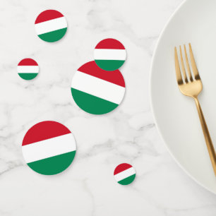 Tafelkonfetti mit ungarischer Flagge Konfetti