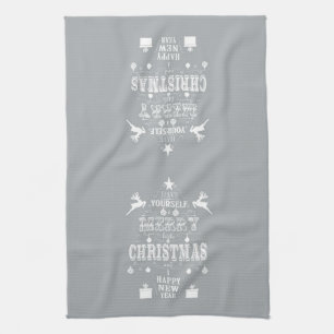 Tafelkunst Weihnachtsbaum-Geschirrtuch Handtuch