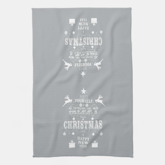 Tafelkunst Weihnachtsbaum-Geschirrtuch Handtuch (Vertikal)