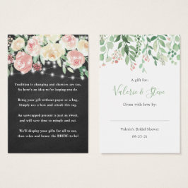 Tafelleuchten Keine Wrap Dusche Geschenk-Tag