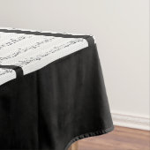 Tafelmusik, schwarz-weiß tischdecke (Beispiel)