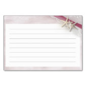 Tafeln mit Ribbon und Spitzenrezepturen Tischnummer (Rückseite)