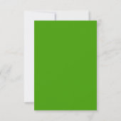 Tafelname - Colorus - Vert Citron Dankeskarte (Rückseite)