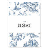 Tafelname - Victoria Tischnummer (Vorderseite)