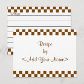 Tafelrezeptkarten Postkarte (Vorne/Hinten)