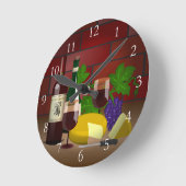 Tafelschere Runde Wanduhr (Winkel)