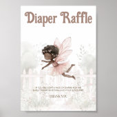 Tafelschild mit schwarzer Mähnchenschwache Poster (Vorne)