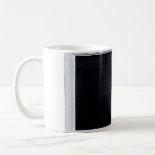 Tafelschild schwarz kaffeetasse