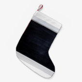 Tafelschild schwarz kleiner weihnachtsstrumpf (Vorderansicht (hängend))