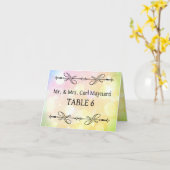 Tafelschilder Karte (Gelbe Blume)
