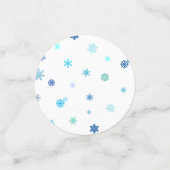 Tafelschneeflocken Konfetti (Klein Vorderseite)