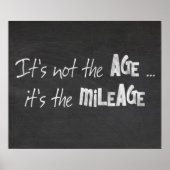 Tafelschwarz mit Anführungszeichen Poster (Vorne)