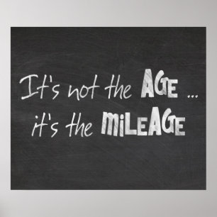 Tafelschwarz mit Anführungszeichen Poster