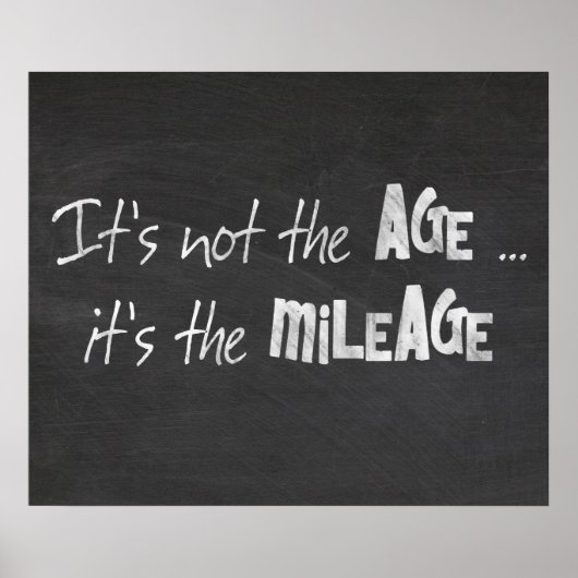 Tafelschwarz mit Anführungszeichen Poster (Vorne)