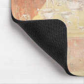 Tafelsilber auf einer Tabelle Mousepad (Ecke)