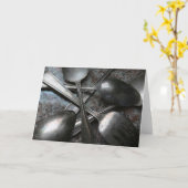 Tafelsilber Karte (Gelbe Blume)